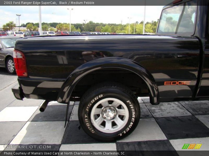 Black / Medium Pebble 2003 Ford Ranger Edge SuperCab