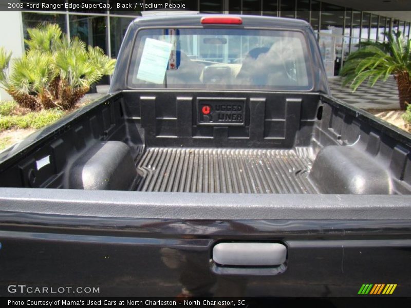 Black / Medium Pebble 2003 Ford Ranger Edge SuperCab
