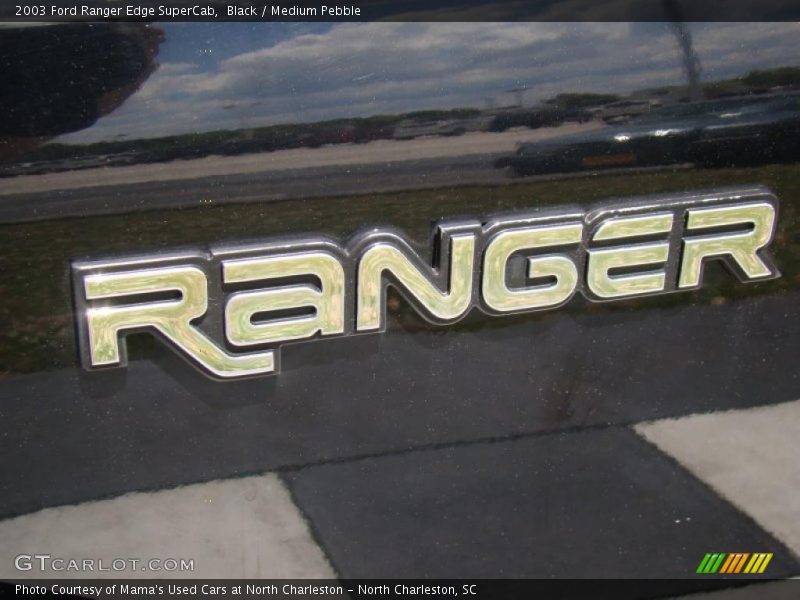 Black / Medium Pebble 2003 Ford Ranger Edge SuperCab