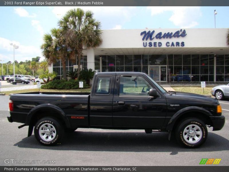 Black / Medium Pebble 2003 Ford Ranger Edge SuperCab