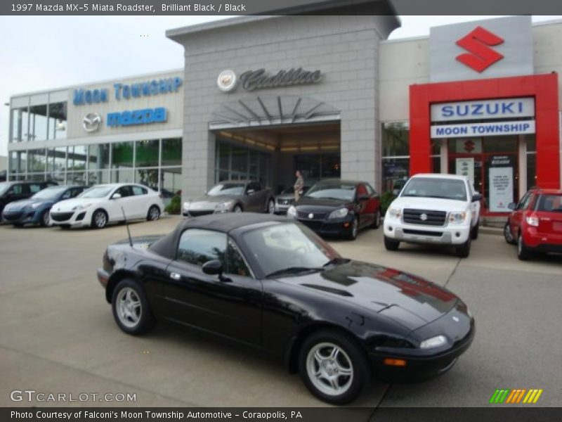 Brilliant Black / Black 1997 Mazda MX-5 Miata Roadster