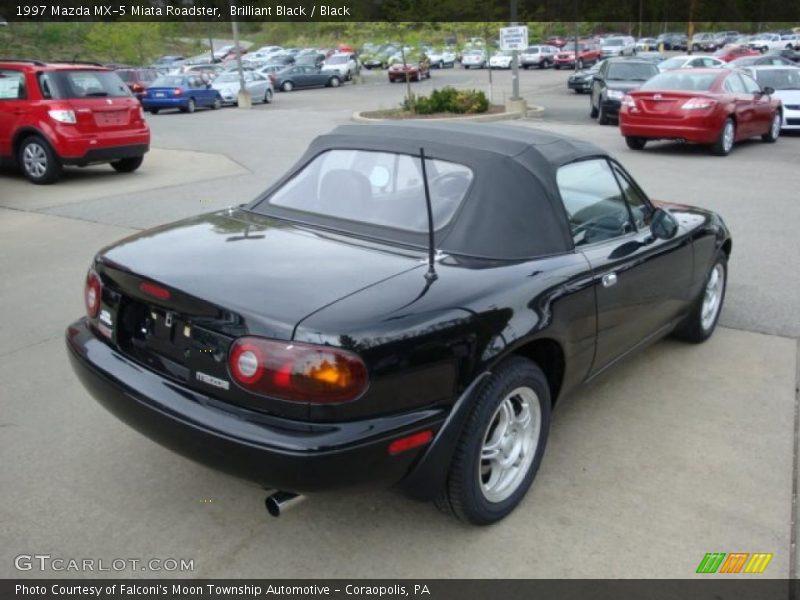 Brilliant Black / Black 1997 Mazda MX-5 Miata Roadster