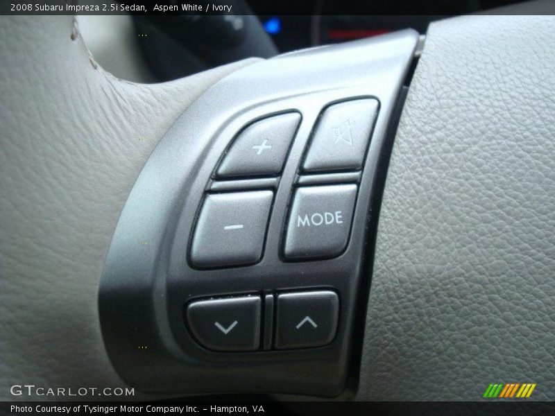 Aspen White / Ivory 2008 Subaru Impreza 2.5i Sedan