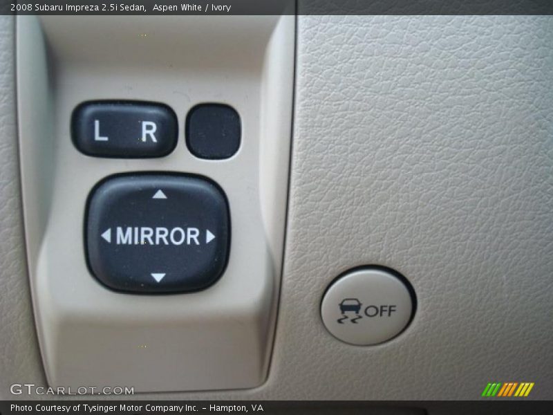 Aspen White / Ivory 2008 Subaru Impreza 2.5i Sedan
