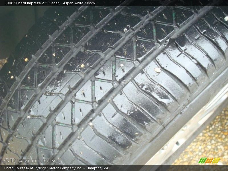 Aspen White / Ivory 2008 Subaru Impreza 2.5i Sedan