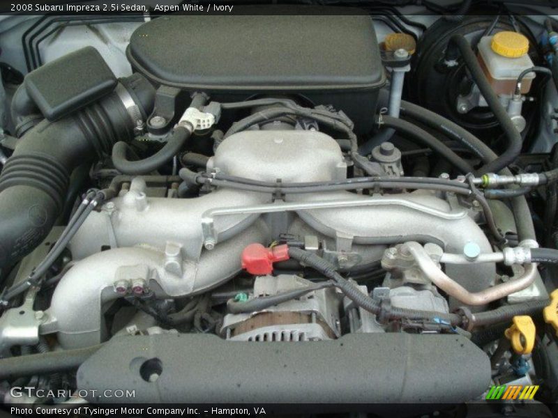 Aspen White / Ivory 2008 Subaru Impreza 2.5i Sedan