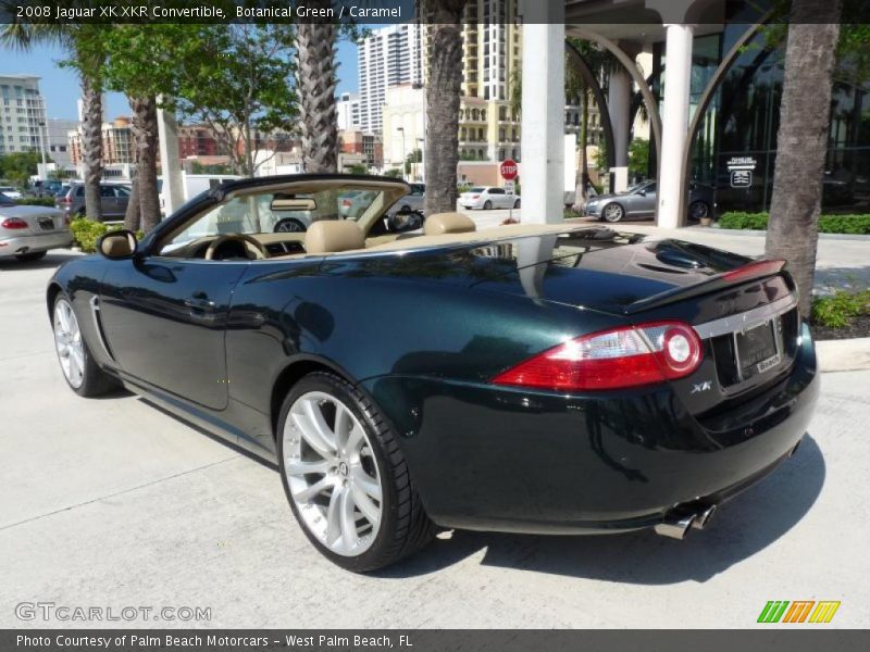 Botanical Green / Caramel 2008 Jaguar XK XKR Convertible