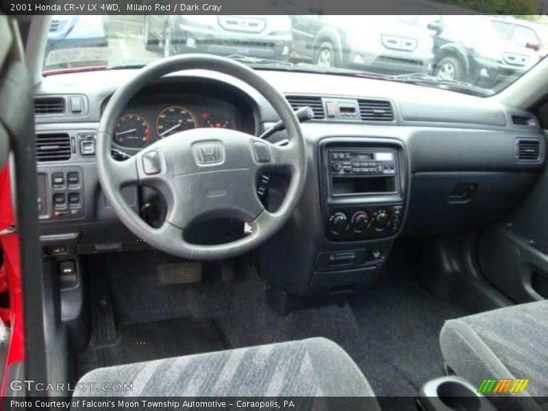 Milano Red / Dark Gray 2001 Honda CR-V LX 4WD