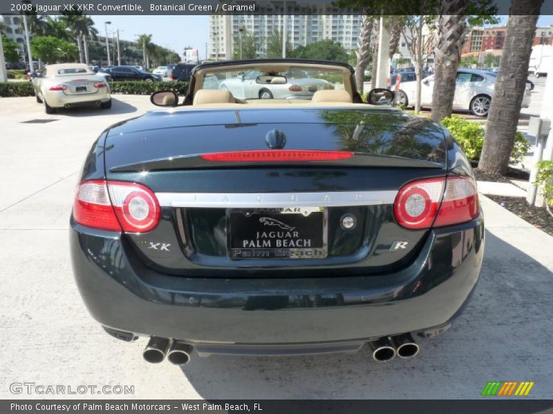 Botanical Green / Caramel 2008 Jaguar XK XKR Convertible