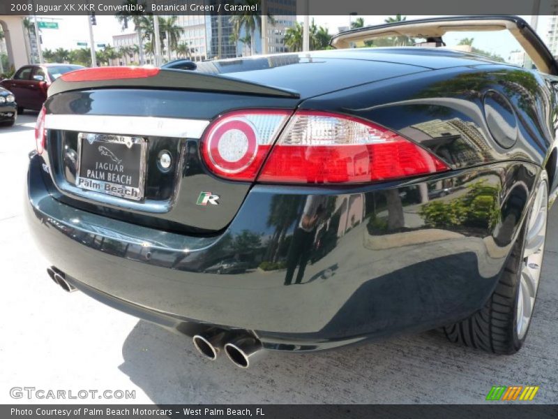Botanical Green / Caramel 2008 Jaguar XK XKR Convertible