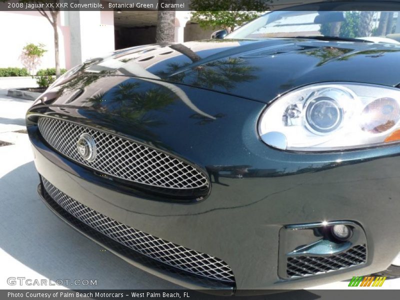 Botanical Green / Caramel 2008 Jaguar XK XKR Convertible