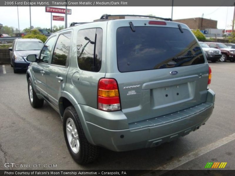 Titanium Green Metallic / Medium/Dark Flint 2006 Ford Escape Hybrid