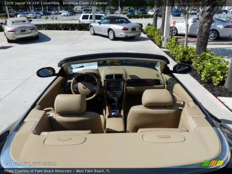 Botanical Green / Caramel 2008 Jaguar XK XKR Convertible
