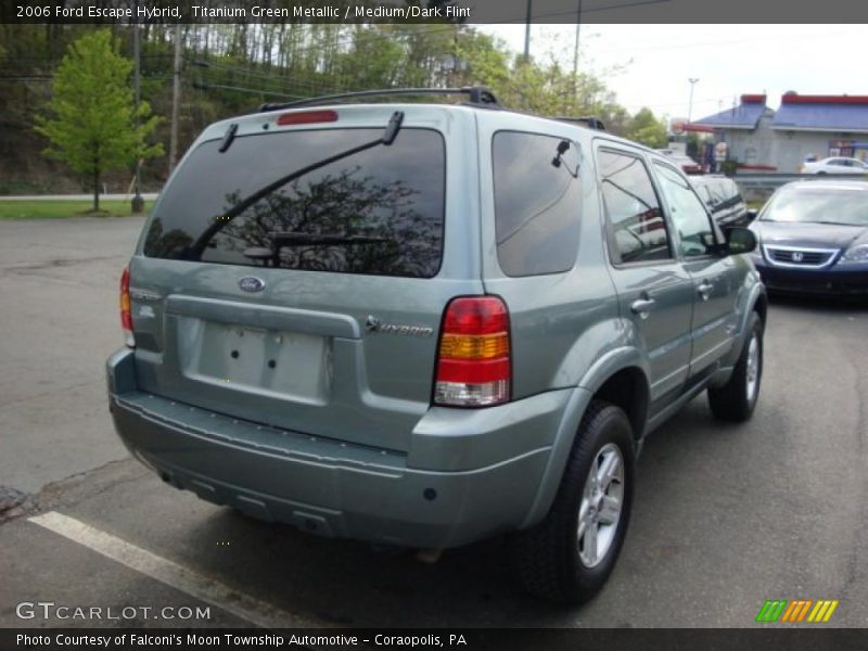 Titanium Green Metallic / Medium/Dark Flint 2006 Ford Escape Hybrid