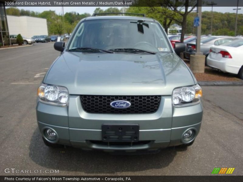 Titanium Green Metallic / Medium/Dark Flint 2006 Ford Escape Hybrid