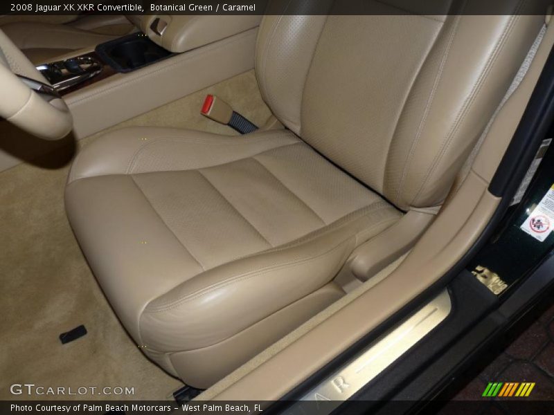 Botanical Green / Caramel 2008 Jaguar XK XKR Convertible
