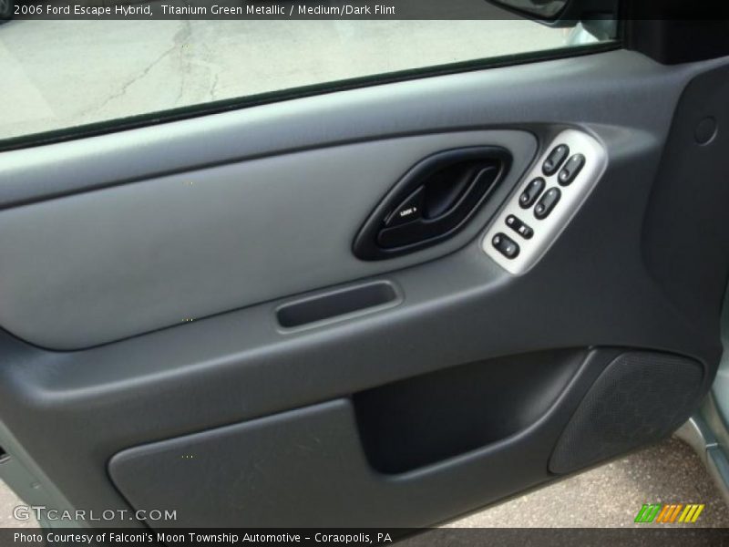 Titanium Green Metallic / Medium/Dark Flint 2006 Ford Escape Hybrid