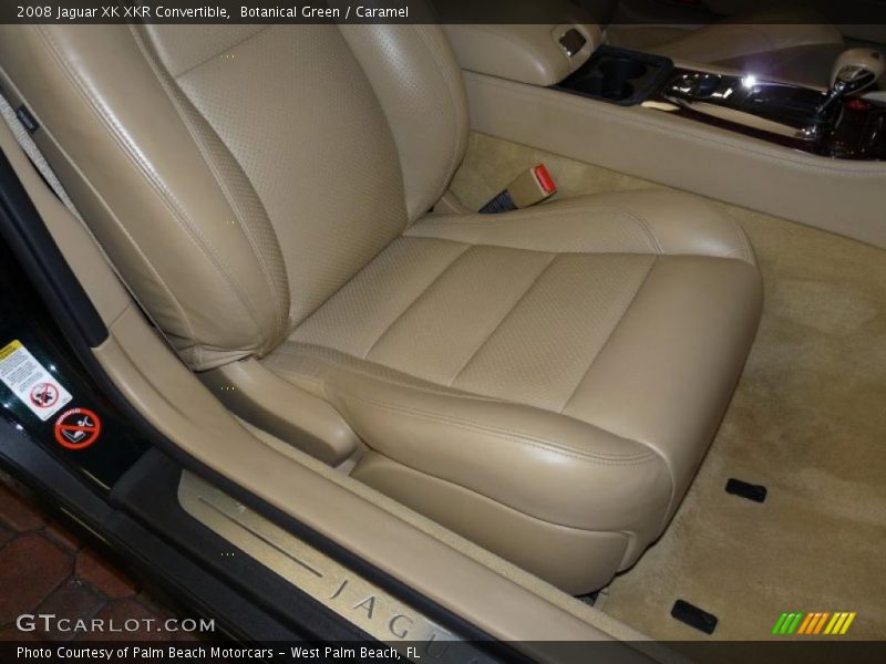 Botanical Green / Caramel 2008 Jaguar XK XKR Convertible