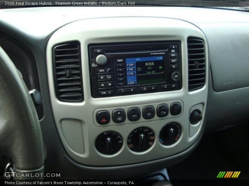 Titanium Green Metallic / Medium/Dark Flint 2006 Ford Escape Hybrid