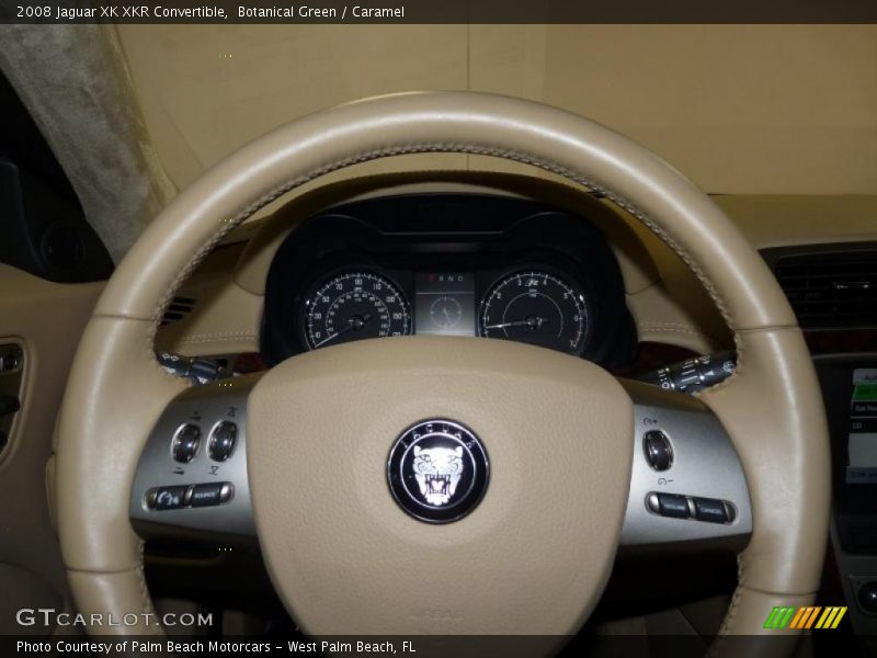 Botanical Green / Caramel 2008 Jaguar XK XKR Convertible