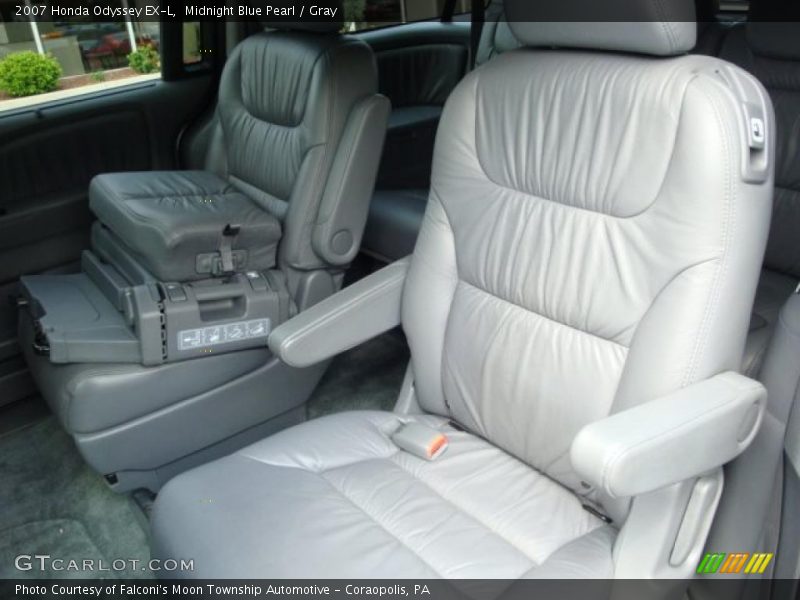 Midnight Blue Pearl / Gray 2007 Honda Odyssey EX-L