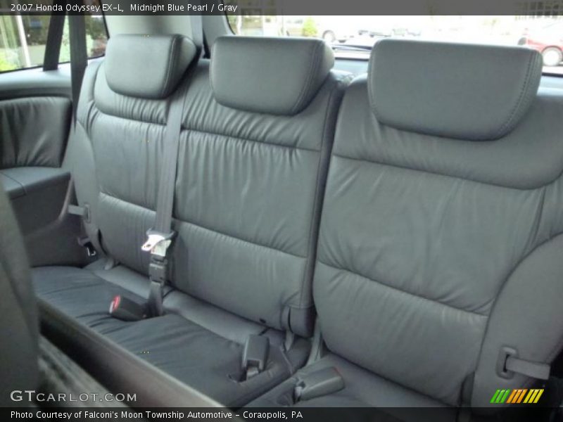 Midnight Blue Pearl / Gray 2007 Honda Odyssey EX-L