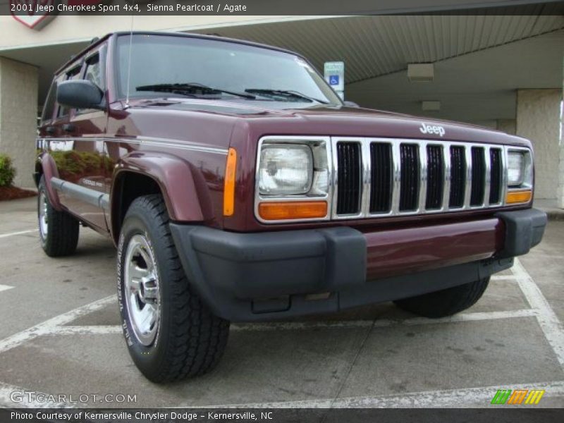 Sienna Pearlcoat / Agate 2001 Jeep Cherokee Sport 4x4