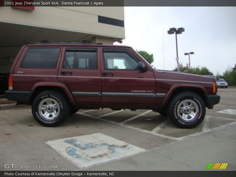 Sienna Pearlcoat / Agate 2001 Jeep Cherokee Sport 4x4
