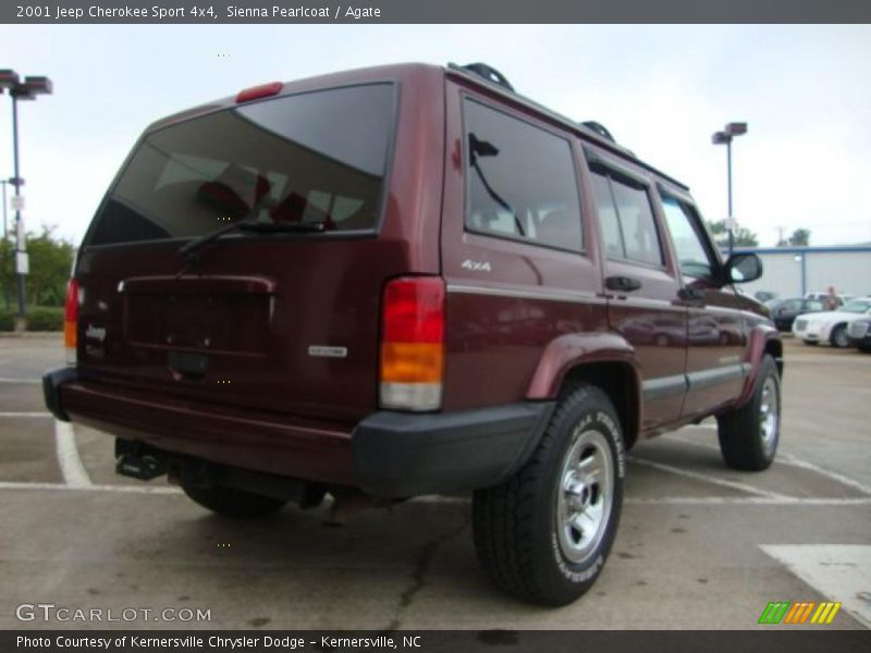 Sienna Pearlcoat / Agate 2001 Jeep Cherokee Sport 4x4