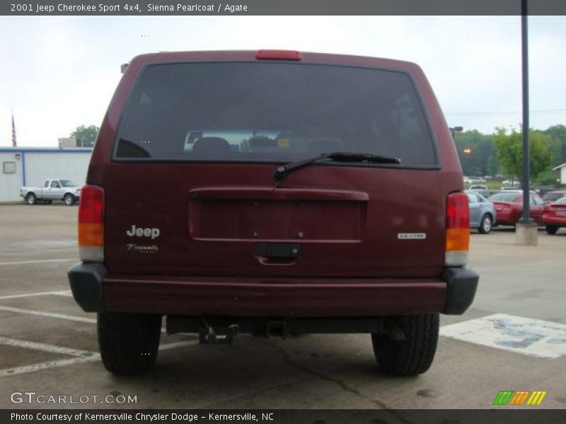 Sienna Pearlcoat / Agate 2001 Jeep Cherokee Sport 4x4
