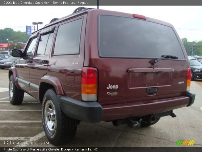 Sienna Pearlcoat / Agate 2001 Jeep Cherokee Sport 4x4