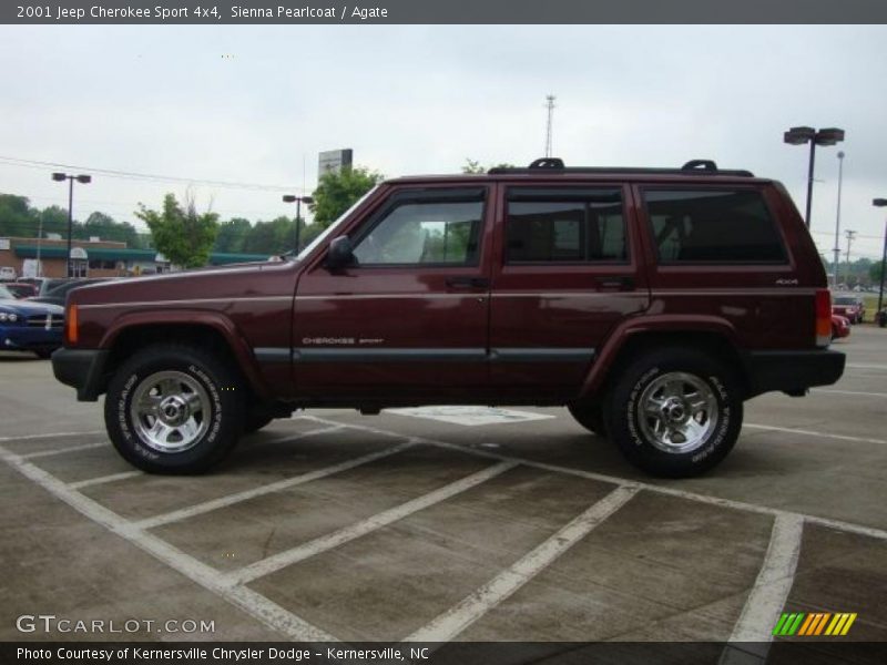 Sienna Pearlcoat / Agate 2001 Jeep Cherokee Sport 4x4