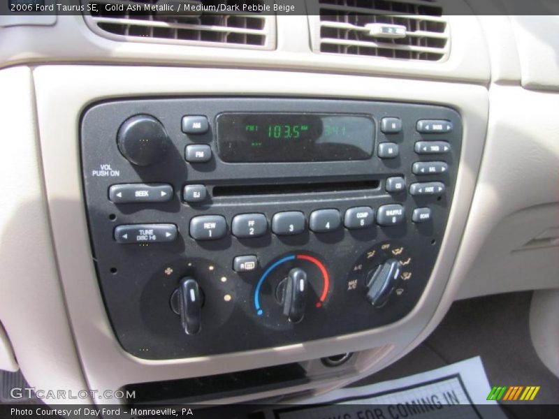 Gold Ash Metallic / Medium/Dark Pebble Beige 2006 Ford Taurus SE