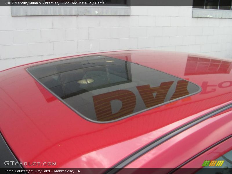 Vivid Red Metallic / Camel 2007 Mercury Milan V6 Premier