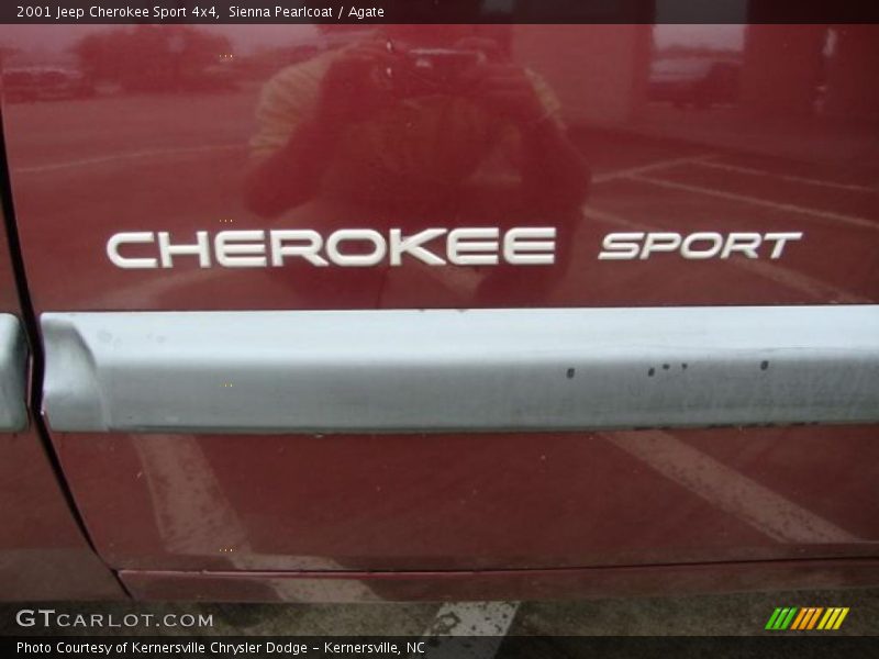 Sienna Pearlcoat / Agate 2001 Jeep Cherokee Sport 4x4