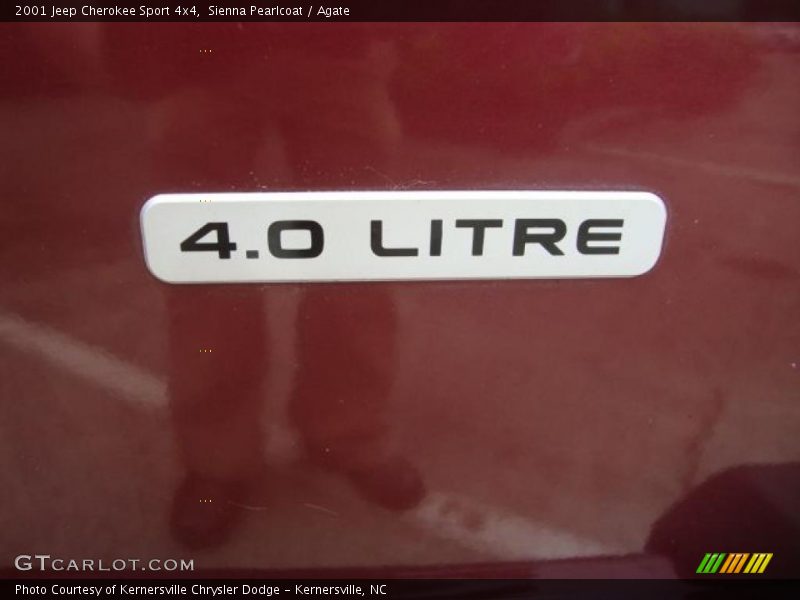 Sienna Pearlcoat / Agate 2001 Jeep Cherokee Sport 4x4
