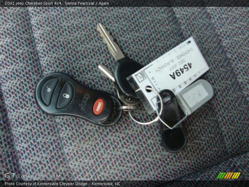 Sienna Pearlcoat / Agate 2001 Jeep Cherokee Sport 4x4