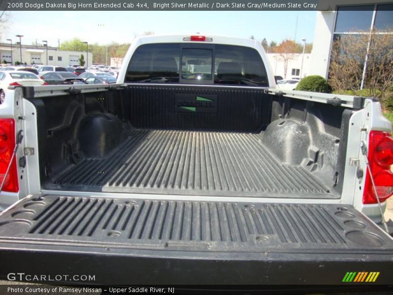 Bright Silver Metallic / Dark Slate Gray/Medium Slate Gray 2008 Dodge Dakota Big Horn Extended Cab 4x4