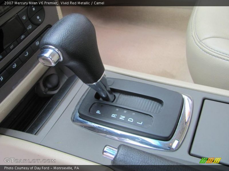 Vivid Red Metallic / Camel 2007 Mercury Milan V6 Premier