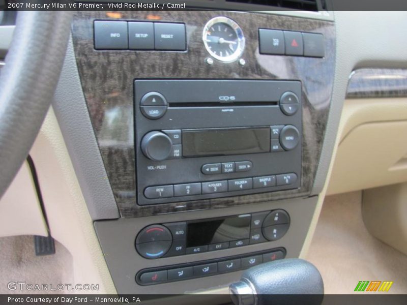 Vivid Red Metallic / Camel 2007 Mercury Milan V6 Premier