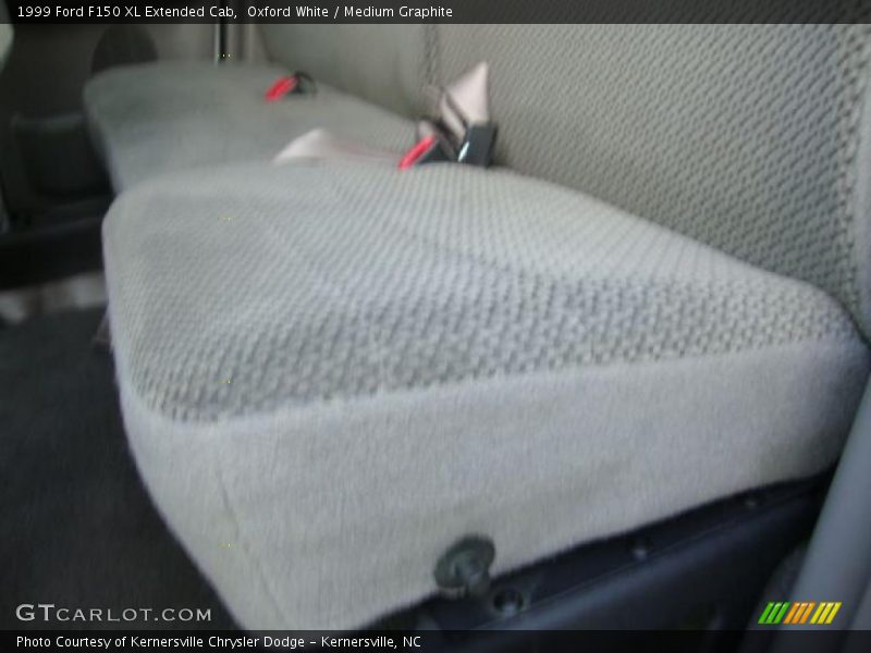 Oxford White / Medium Graphite 1999 Ford F150 XL Extended Cab