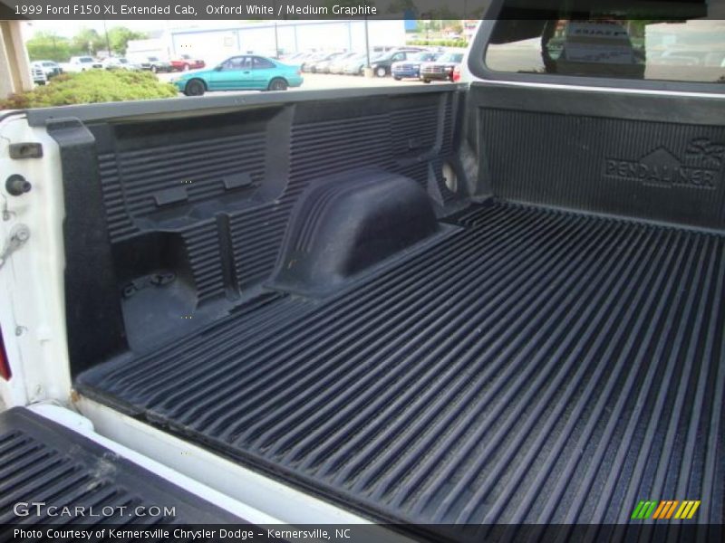 Oxford White / Medium Graphite 1999 Ford F150 XL Extended Cab