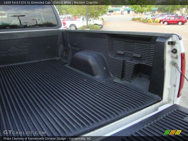 Oxford White / Medium Graphite 1999 Ford F150 XL Extended Cab