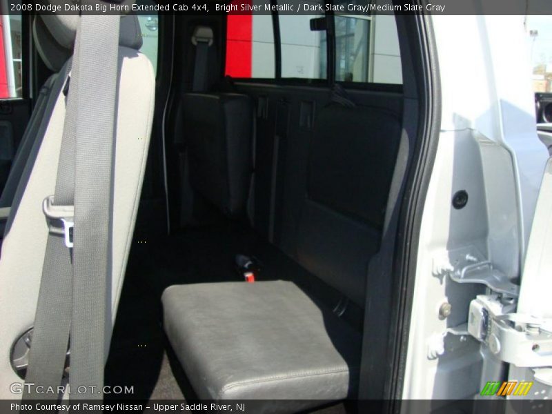 Bright Silver Metallic / Dark Slate Gray/Medium Slate Gray 2008 Dodge Dakota Big Horn Extended Cab 4x4