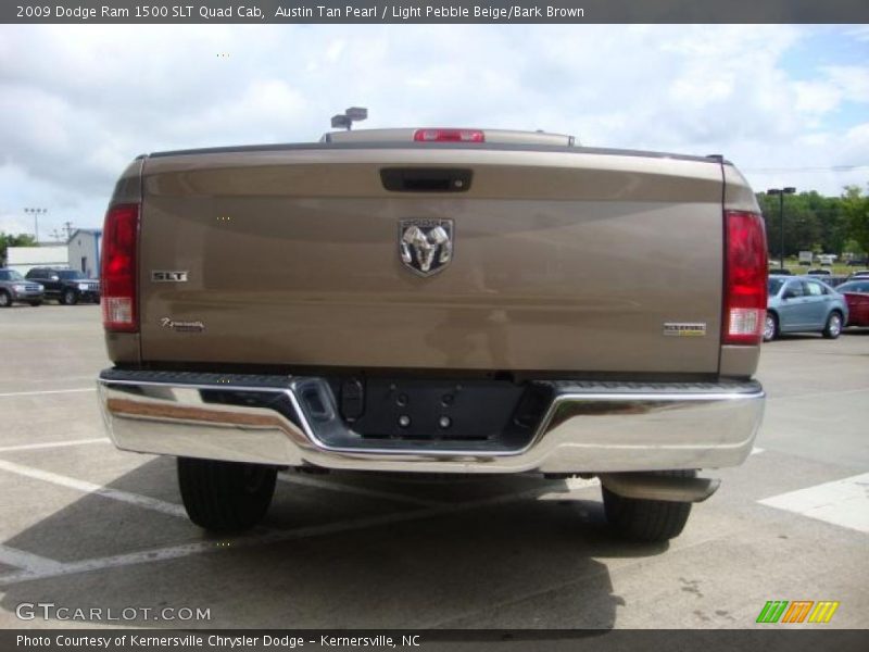 Austin Tan Pearl / Light Pebble Beige/Bark Brown 2009 Dodge Ram 1500 SLT Quad Cab