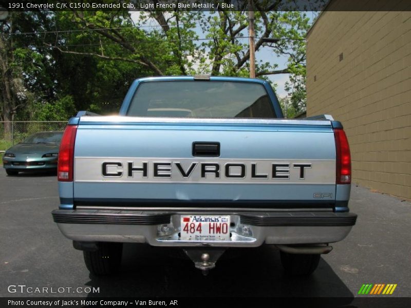 Light French Blue Metallic / Blue 1991 Chevrolet C/K C1500 Extended Cab