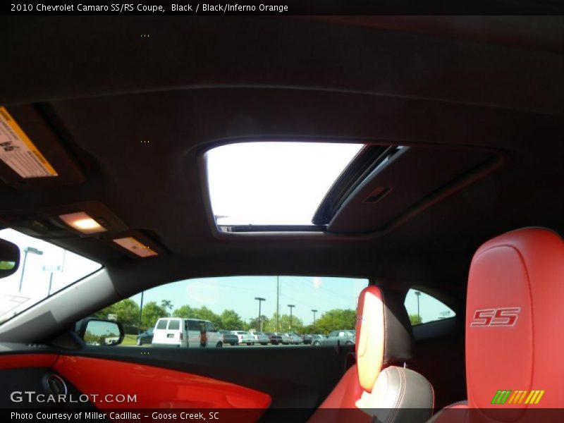 Black / Black/Inferno Orange 2010 Chevrolet Camaro SS/RS Coupe