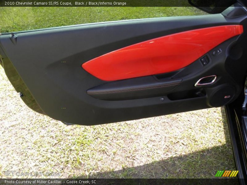 Black / Black/Inferno Orange 2010 Chevrolet Camaro SS/RS Coupe