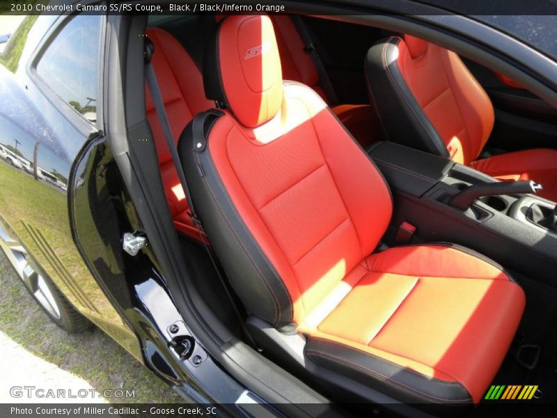Black / Black/Inferno Orange 2010 Chevrolet Camaro SS/RS Coupe