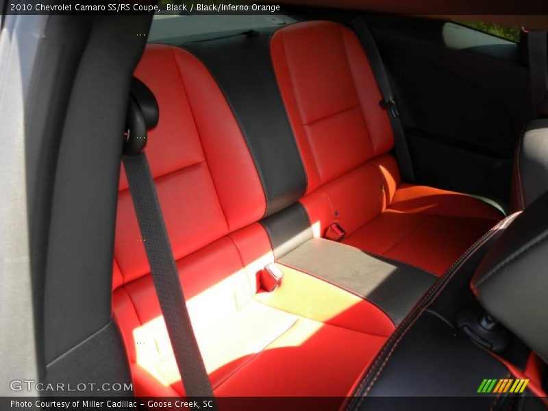 Black / Black/Inferno Orange 2010 Chevrolet Camaro SS/RS Coupe